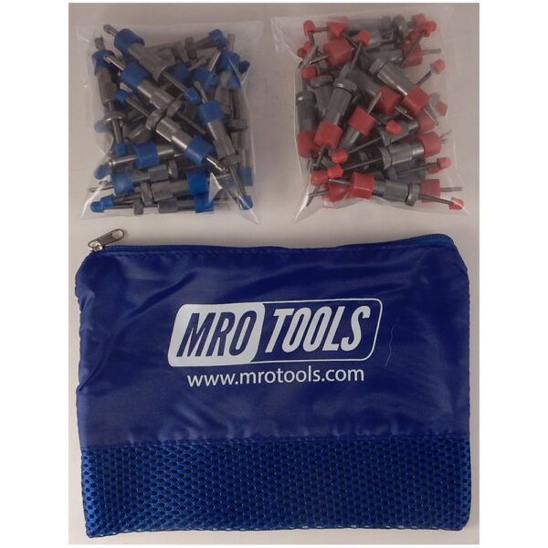 SEL3S50-6 No-Mar 25 5/32'' & 25 3/32'' Sheet Metal Fasteners Kit w/ Carry Bag