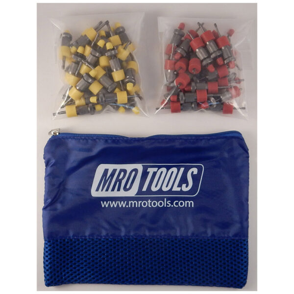 SSL3S50-3 No-Mar 25 1/8'' & 25 3/32'' Sheet Metal Fasteners Kit w/ Carry Bag