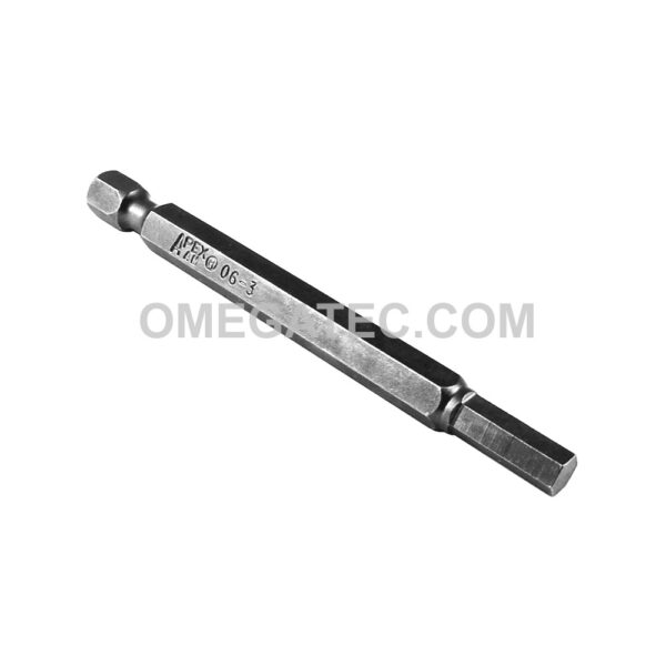 AM-06-3 Apex Brand 1/4'' Socket Head (Hex-Allen) Power Drive Bits