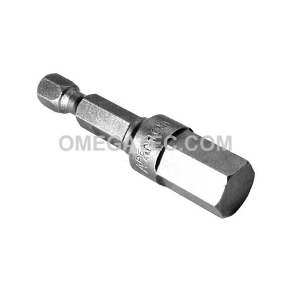AM-10MM Apex Brand 1/4'' Socket Head (Hex-Allen) Power Drive Bits, Metric