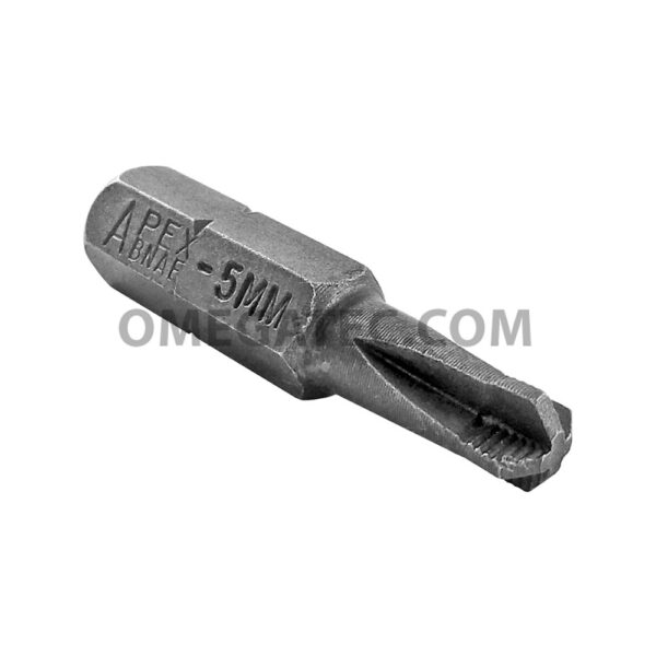 BNAE-5MM-ACR Apex 5mm B.N.A.E. Insert Bit, 1/4'' Hex Drive, With ACR