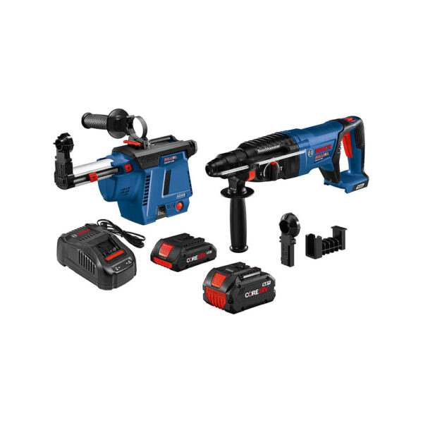 BOSCH GBH18V-26DK26GDE 18V EC Brushless SDS-plus Bulldog 1'' Rotary Hammer Kit