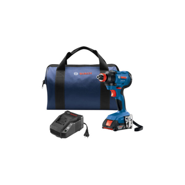 BOSCH GDX18V-1600B12 18V Freak 1/4'' and 1/2'' Two-in-One Impact Driver Kit
