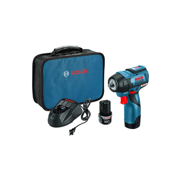 BOSCH PS82-02 12V Max EC Brushless 3/8'' Impact Wrench Kit