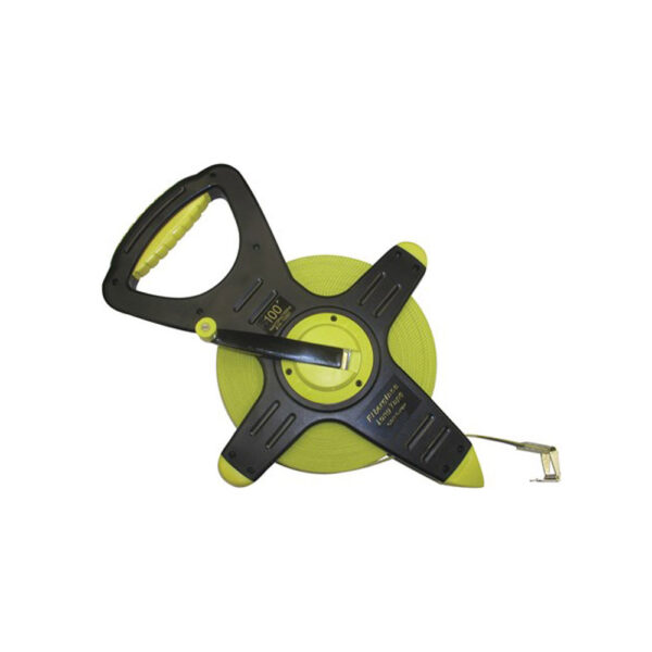CST/berger 74-Y1008 Pro Series 100ft One Sided Fiberglass Zip-Line Open Reel Tape Feet/8ths (Rolatape)