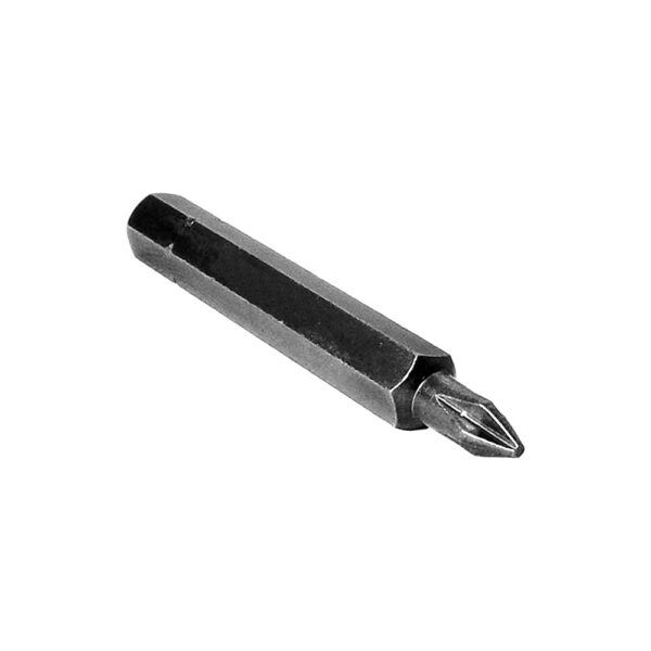 D1221AA15 Zephyr Tool #1 Phillips Hex Shank Insert Bit, For Machine Screws, 1/4'' Hex Shank