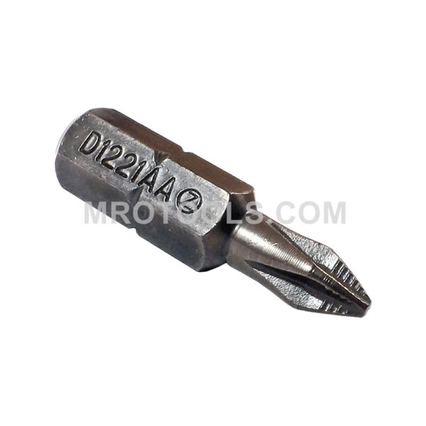 D1221AAACR-B Zephyr Tool #1 Phillips Insert Bit, ACR, 1/4'' Hex Drive