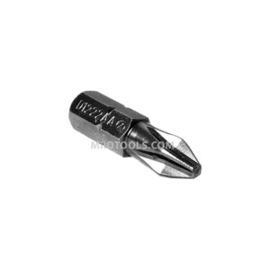 D1222AA Zephyr Tool #2 Phillips Hex Shank Insert Bit, For Machine Screws, 1/4'' Hex Shank