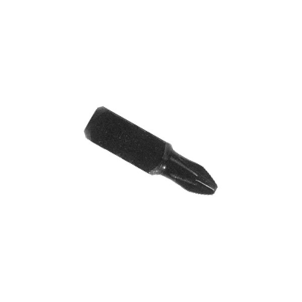 D1251AA Zephyr Tool #1 Phillips Square Shank Insert Bit, For Machine Screws, 5/16'' Square Shank