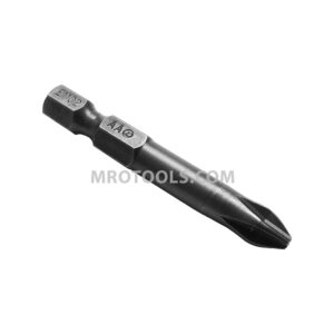 E1102AA Zephyr Tool #2 Phillips Power Drive Bit, For Machine Screws, 1/4'' Hex Shank