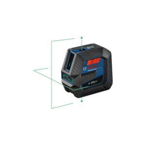 BOSCH GCL100-40G Green-beam Self-Leveling Cross-Line Laser with Plumb Points