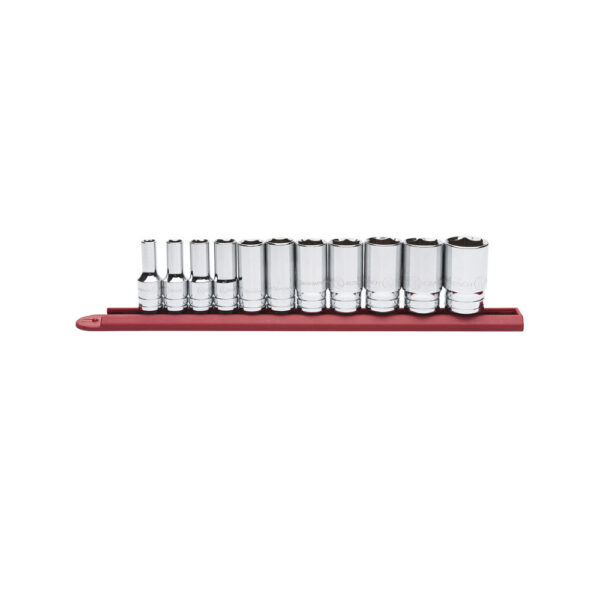 80555S GearWrench 11PC 3/8'' Drive 6 Point Mid Length SAE Socket Set