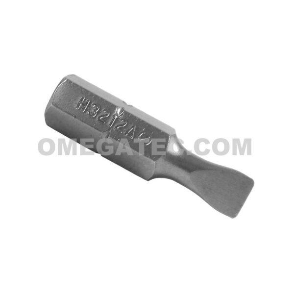 H3212A Zephyr Tool 6F-8R Slotted Insert Bit, For Machine Screws, 1/4'' Hex Shank