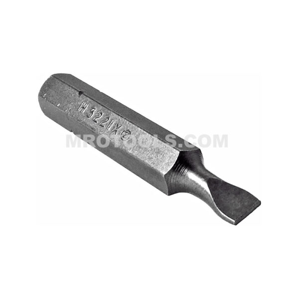H3221X Zephyr Tool 4F-5R Slotted Insert Bit, For Self Tapping Screws, 1/4'' Hex Shank