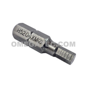 H5204XM Zephyr Tool 4mm Socket Head (Hex-Allen) Insert Bit, 1/4'' Hex Shank