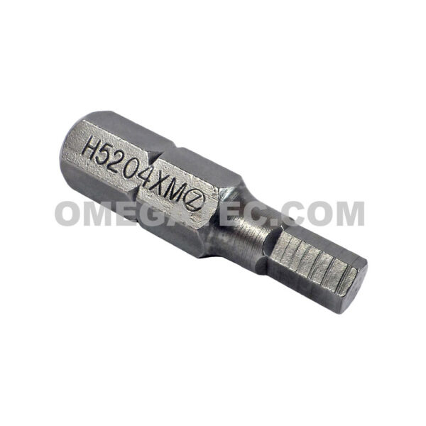 H5204XM Zephyr Tool 4mm Socket Head (Hex-Allen) Insert Bit, 1/4'' Hex Shank
