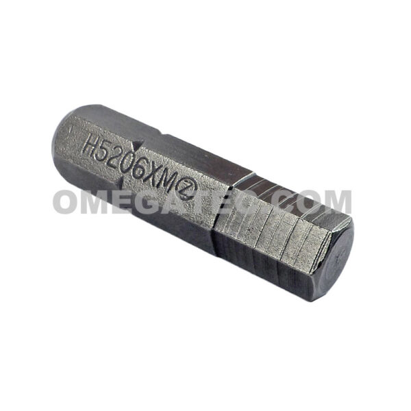 H5206XM Zephyr Tool 6mm Socket Head (Hex-Allen) Insert Bit, 1/4'' Hex Shank