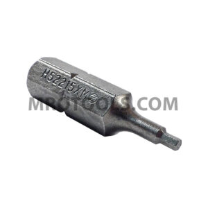 H52215XM Zephyr Tool 1.5mm Socket Head (Hex-Allen) Insert Bit, 1/4'' Hex Shank
