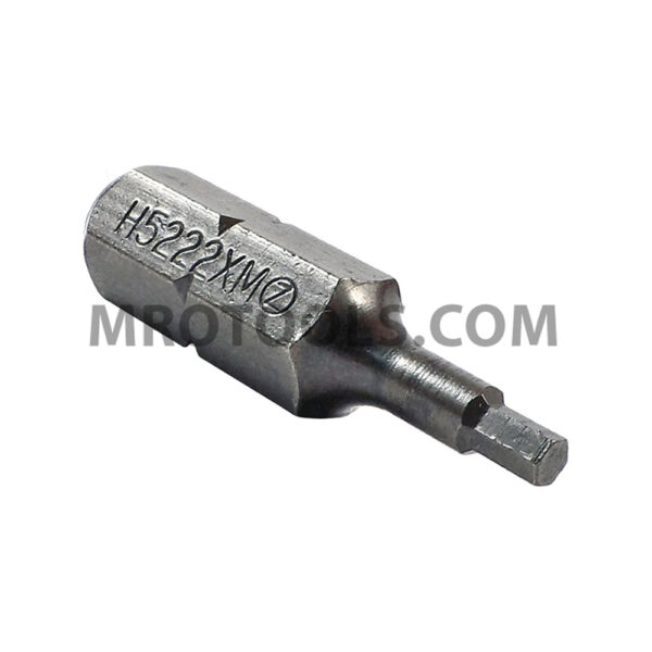 H5222XM Zephyr Tool 2mm Socket Head (Hex-Allen) Insert Bit, 1/4'' Hex Shank