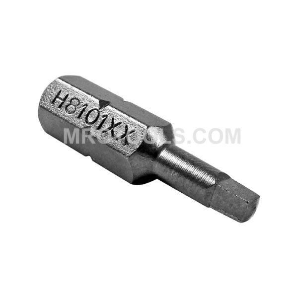 H8101XX Zephyr Tool #1 Square Recess Insert Bit, 1/4'' Hex Shank