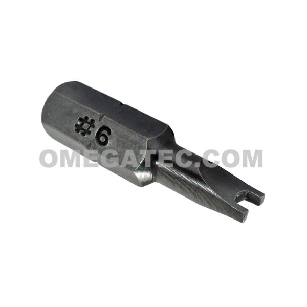 J9222 Zephyr Tool #6 Spanner Tamper Resistant Insert Bit, 1/4'' Hex Shank