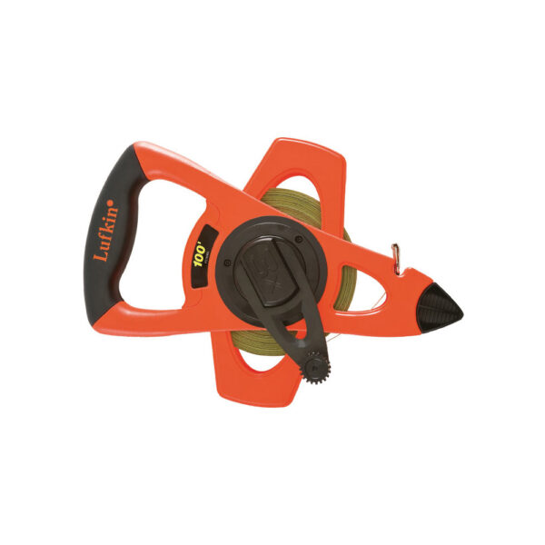 PS1806N Lufkin 1/2'' x 100' Pro Series Ny-Clad Steel Surveying Tape Measure