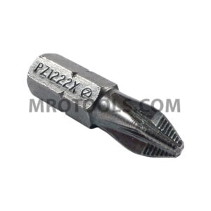 PZ1222XACR-B Zephyr Tool #2 Pozidriv Insert Bit, ACR-B 4x4, For Self Tapping Screws, 1/4'' Hex Shank