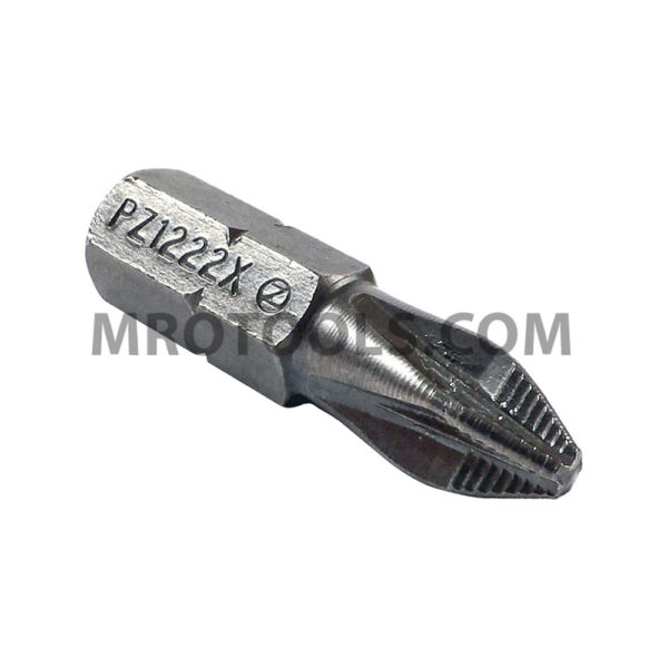 PZ1222XACR-B Zephyr Tool #2 Pozidriv Insert Bit, ACR-B 4x4, For Self Tapping Screws, 1/4'' Hex Shank