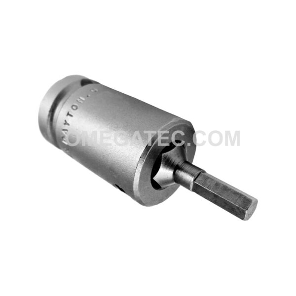 SZ-5-7-5MM Apex Brand 1/2'' Socket Head (Hex-Allen) Bits With Drive Adapters, Metric