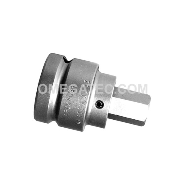SZ-8-14-22MM Apex Brand 1'' Socket Head (Hex-Allen) Bits With Drive Adapters, Metric