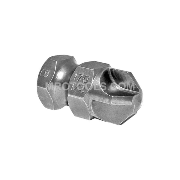 TS170-1/2 Zephyr Tool #1/2 Torq-Set Power Drive Bit, 5/8'' Hex Shank