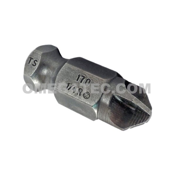 TS170-1/4R Zephyr Tool #1/4 Torq-Set Power Drive Bit, ACR, 7/16'' Hex Shank