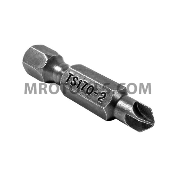 TS170-2 Zephyr Tool #2 Torq-Set Power Drive Bit, 1/4'' Hex Shank