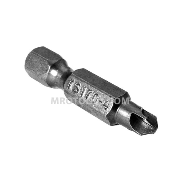 TS170-4 Zephyr Tool #4 Torq-Set Power Drive Bit, 1/4'' Hex Shank