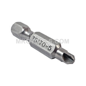 TS170-5 Zephyr Tool #5 Torq-Set Power Drive Bit, 1/4'' Hex Shank
