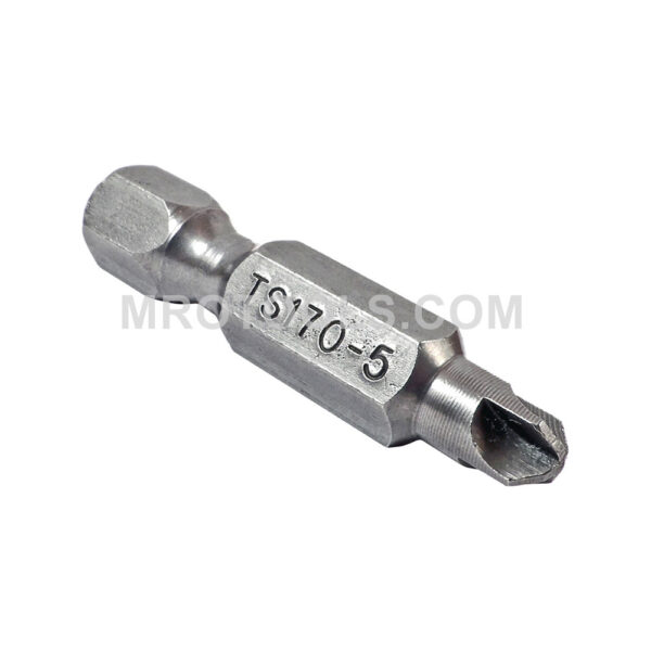 TS170-5 Zephyr Tool #5 Torq-Set Power Drive Bit, 1/4'' Hex Shank