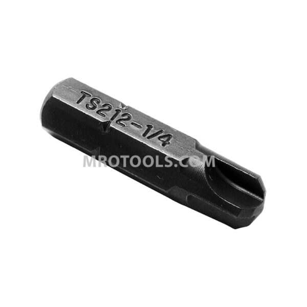 TS212-1/4 Zephyr Tool #1/4 Torq-Set Insert Bit, 1/4'' Hex Shank