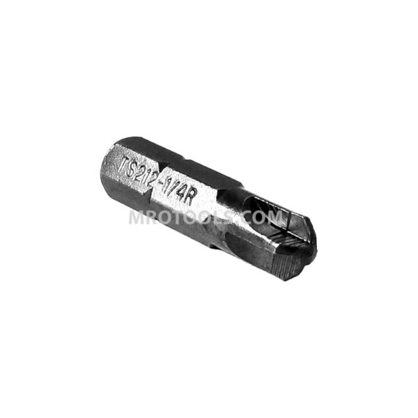 TS212-1/4R Zephyr Tool #1/4 Torq-Set ACR Insert Bit, 1/4'' Hex Shank