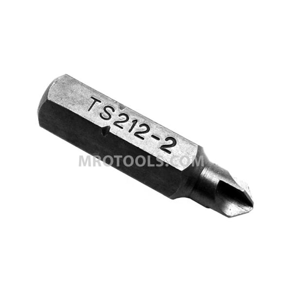 TS212-2 Zephyr Tool #2 Torq-Set Insert Bit, 1/4'' Hex Shank