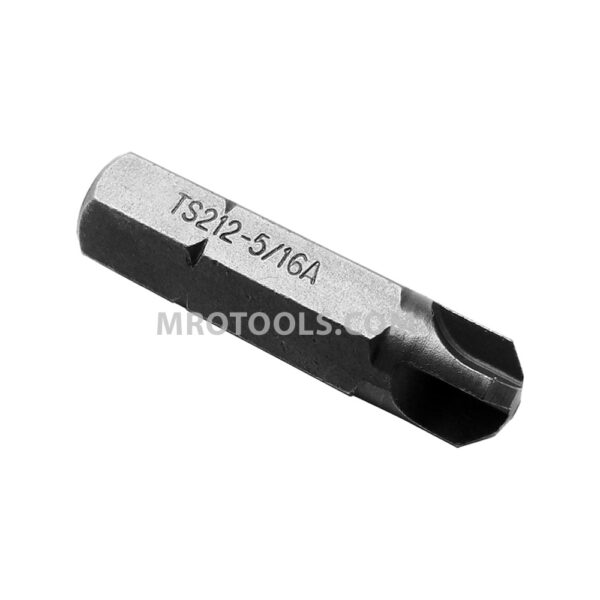 TS212-5/16A Zephyr Tool #5/16 Torq-Set Insert Bit, 5/16'' Hex Shank