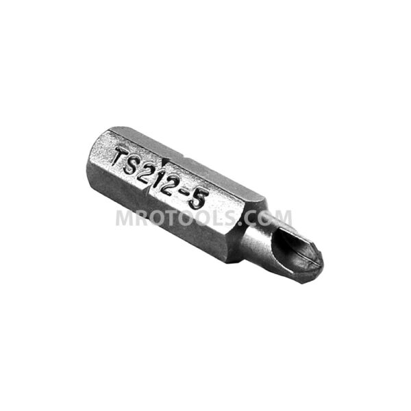 TS212-5 Zephyr Tool #5 Torq-Set Insert Bit, 1/4'' Hex Shank