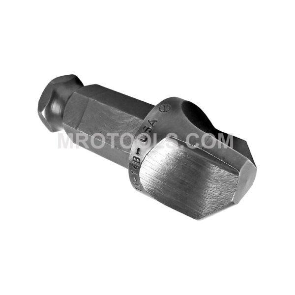 TW14B Zephyr Tool #14 Tri-Wing Bullnose Power Drive Bit, 3/4'' Hex Shank