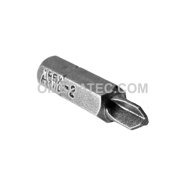 TWD-2 Apex Brand 1/4'' Tri-Wing #2 Insert Bits
