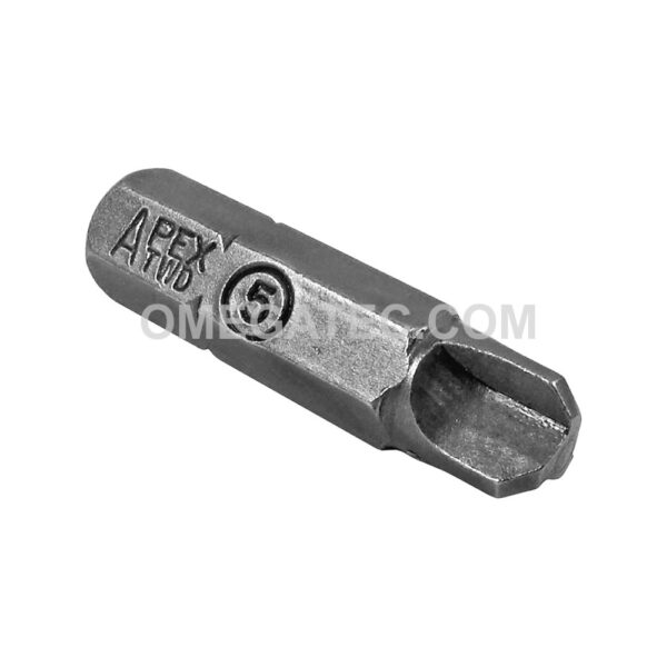 TWD-5 Apex Brand 1/4'' Tri-Wing #5 Insert Bits