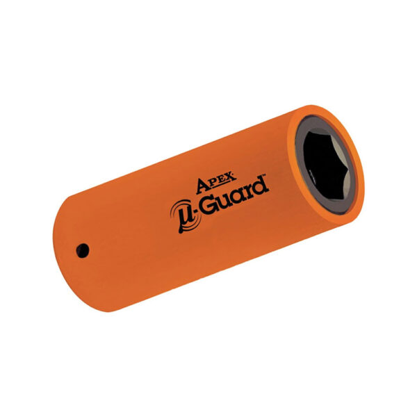 UG-13MM25 Apex Brand 13mm Long 6-Point u-Guard Impact Socket, Metric, Non-Magnetic, 1/2'' Square Drive