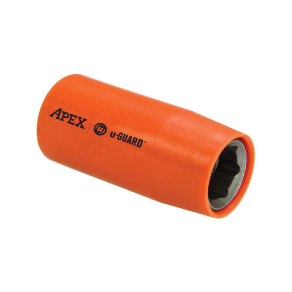 UG-MB-11MM21 Apex Brand Standard 6-Point u-Guard Impact Socket, Metric, Magnetic, 1/4'' Square Drive