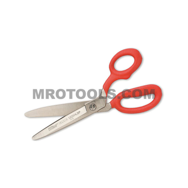 W1225HLSP Wiss Tools 10'' Ind. Shear, Bent Handle, Cushion Grip w/ Blunt Safety Point Blades