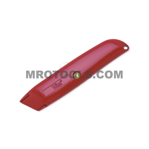 WK8V Wiss Tool Retractable Utility Knife, with 3 Blades, Carded