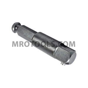 Z09SH-1/2-3 Zephyr Tool Socket Extension, 7/16'' Hex to 1/2'' Square, Pin-Type Retainer