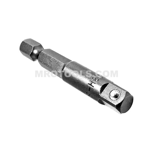 Z10SH-2 Zephyr Tool Socket Extension, 1/4'' Hex to 1/4'' Square, Pin-Type Retainer